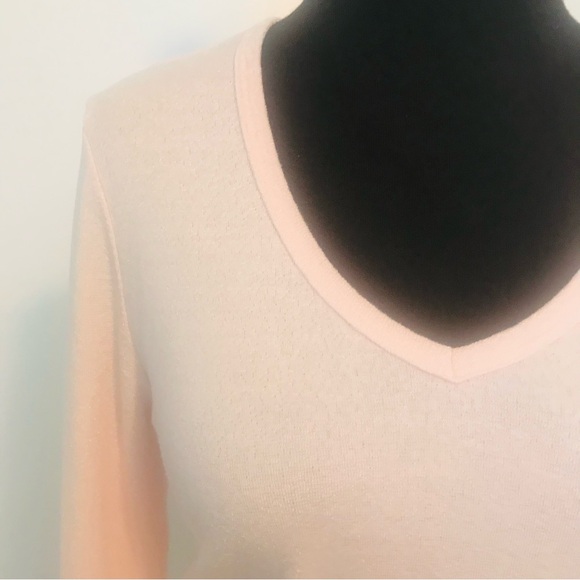 Michael Stars Anthropologie Baby Pink Long Sleeve Tee - Picture 12 of 15